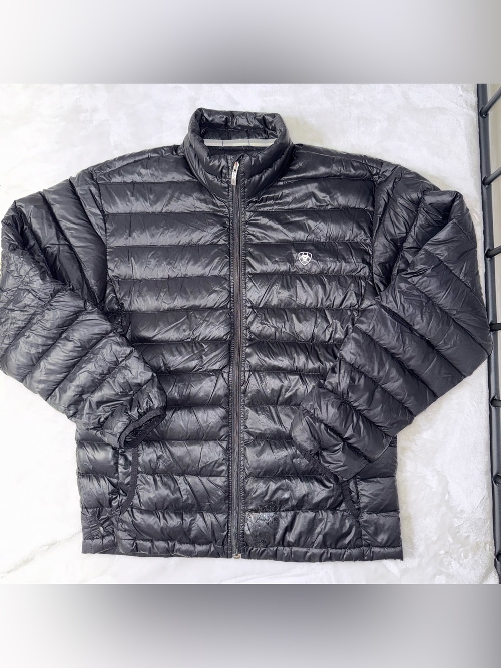 Ariat Black Quilted Down Lightweight Puffer Jacket